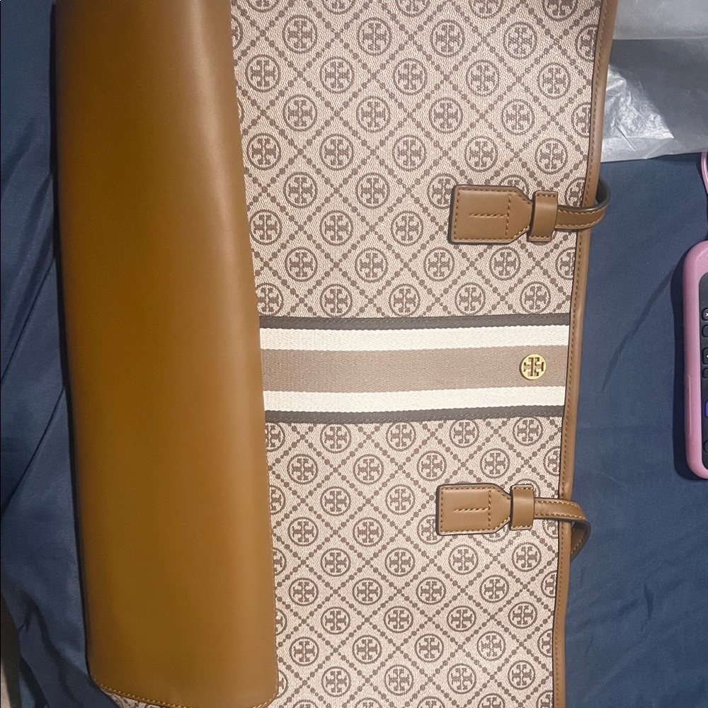 Tory Burch Brown and Cream women’s tote Bag